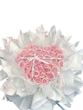 Pink Heart Rose Bouquet