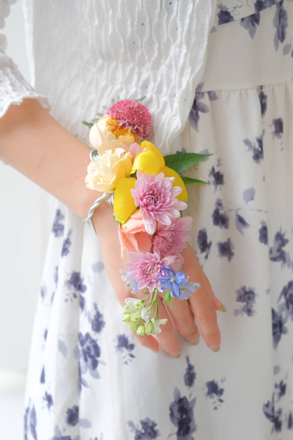 Colorful Prom Wrist Corsage | Custom Floral Design