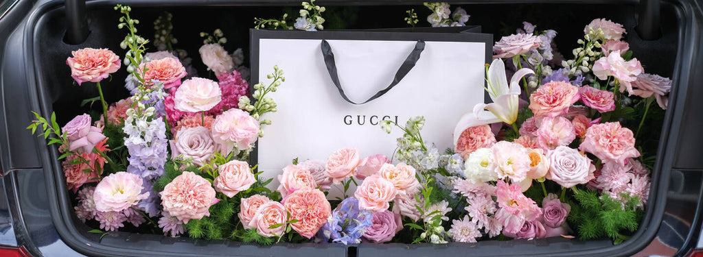 Luxury Floral Trunk Surprise Setup