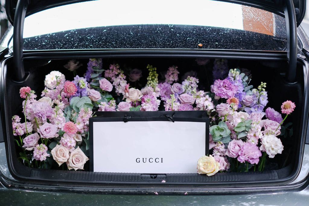Luxury Floral Trunk Surprise Setup