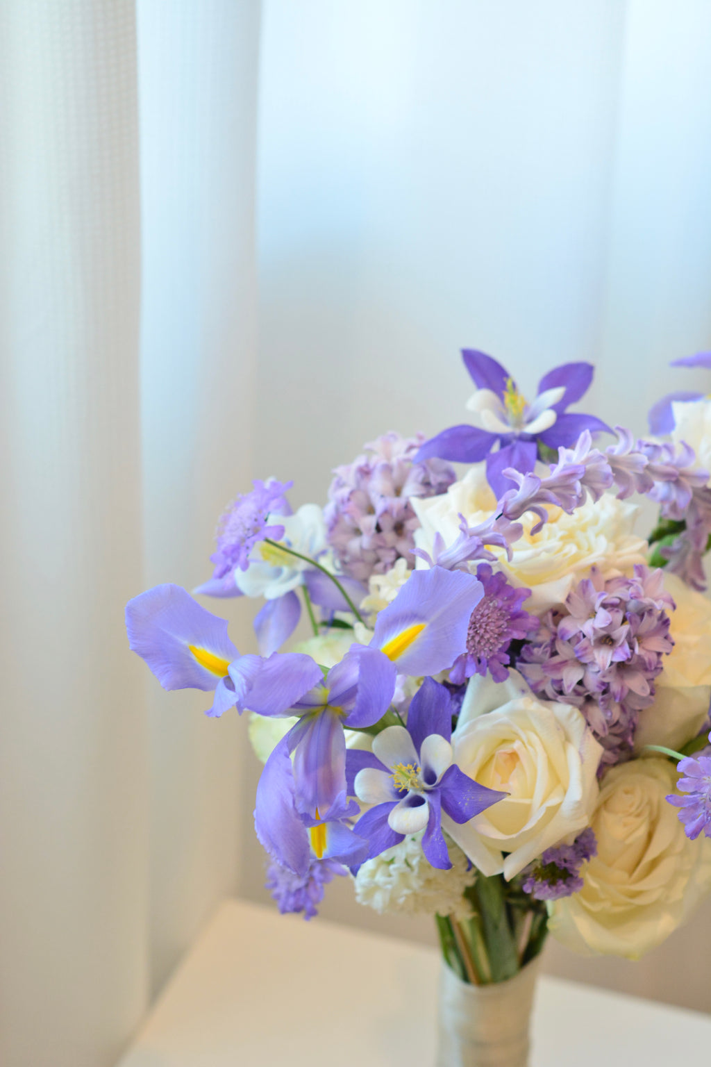 Lavender Veil Bridal Bouquet