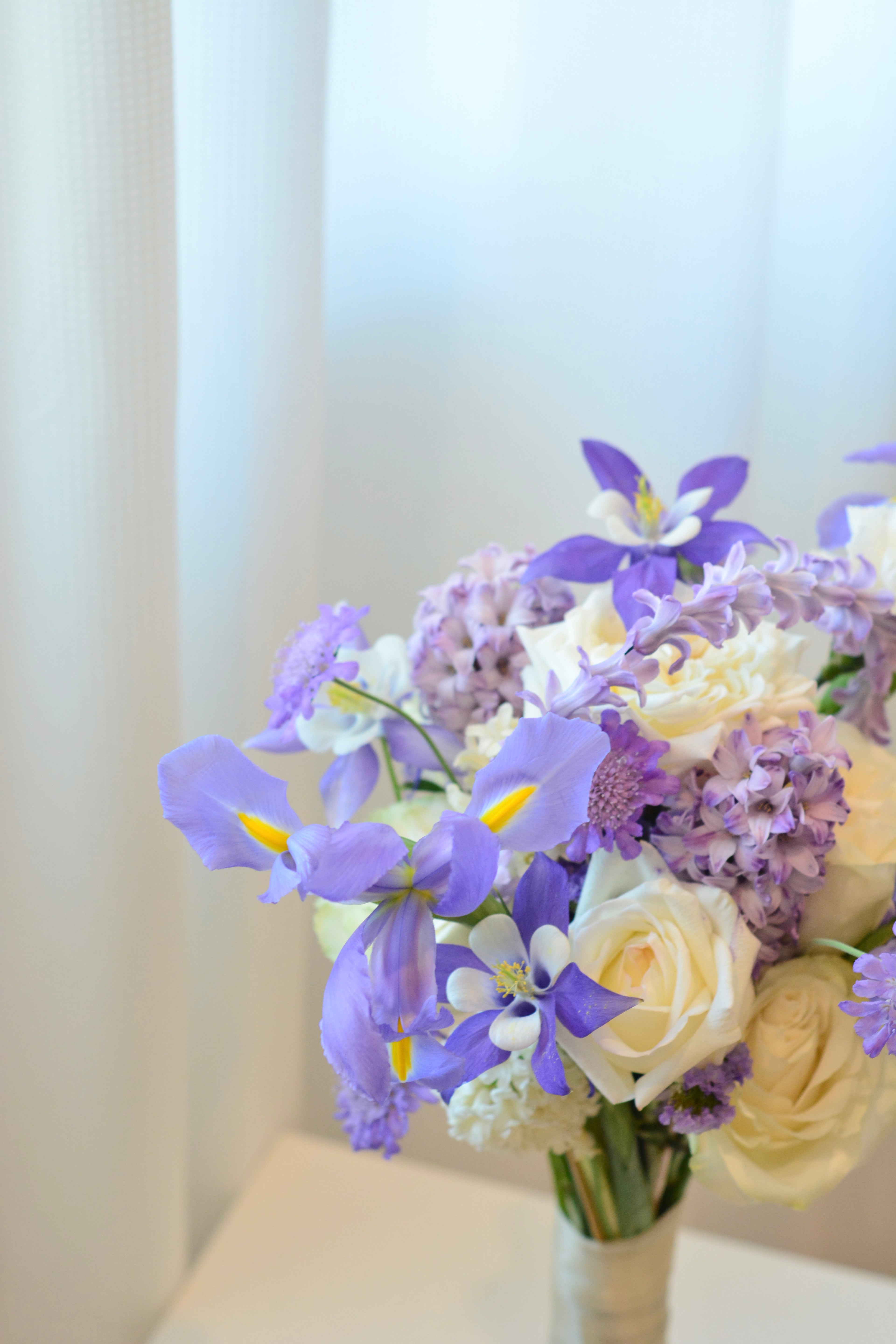Lavender Veil Bridal Bouquet