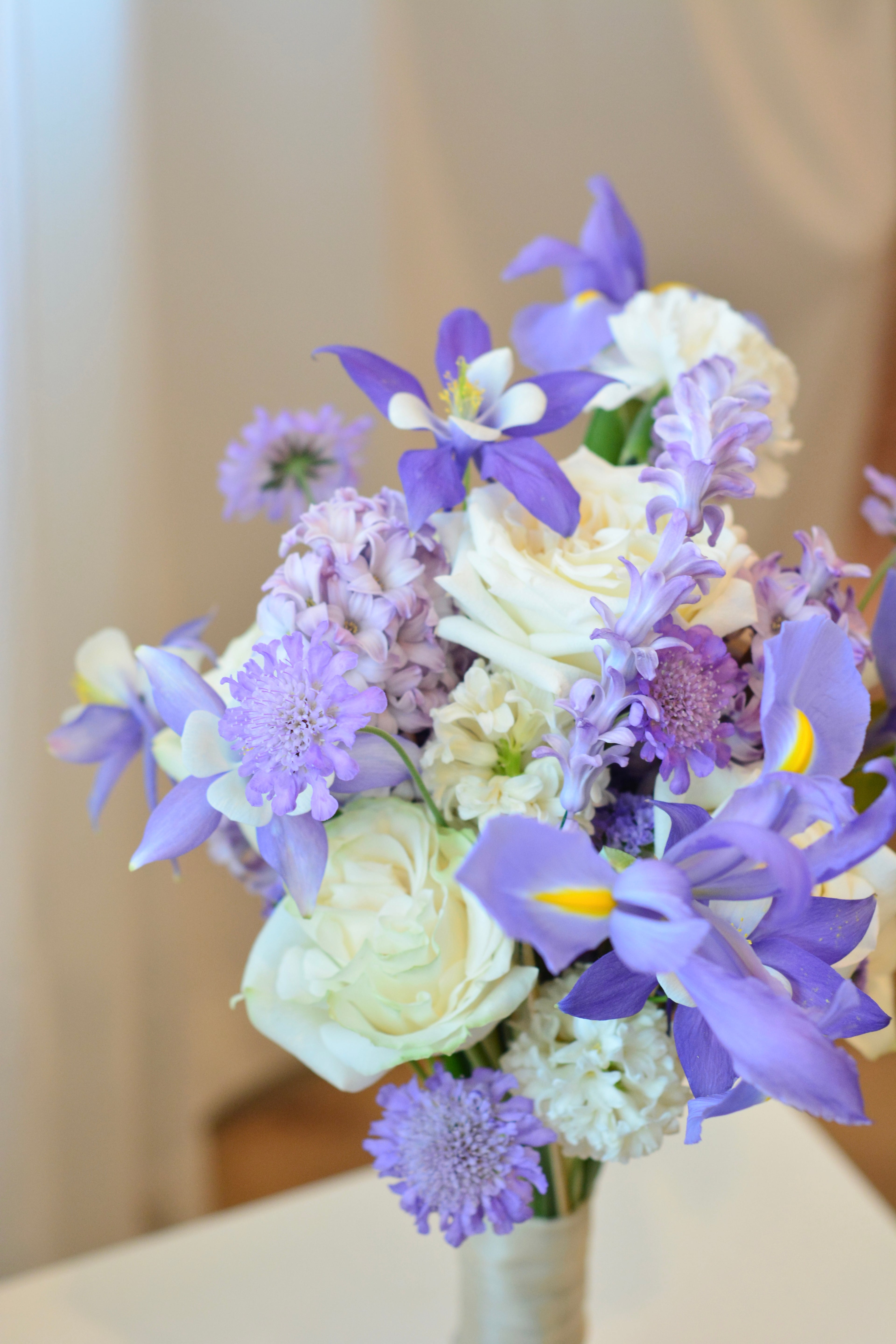 Lavender Veil Bridal Bouquet