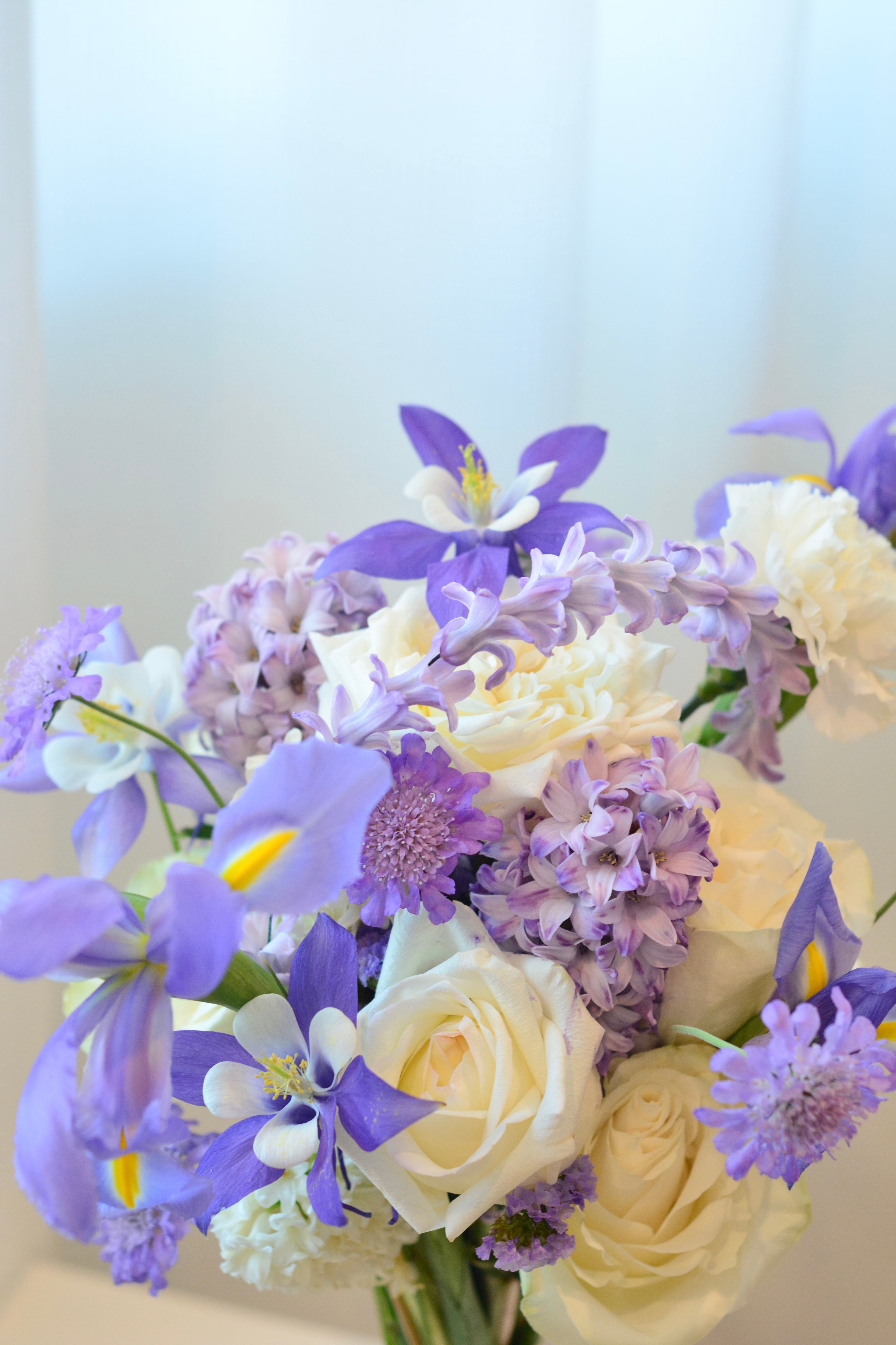 Lavender Veil Bridal Bouquet