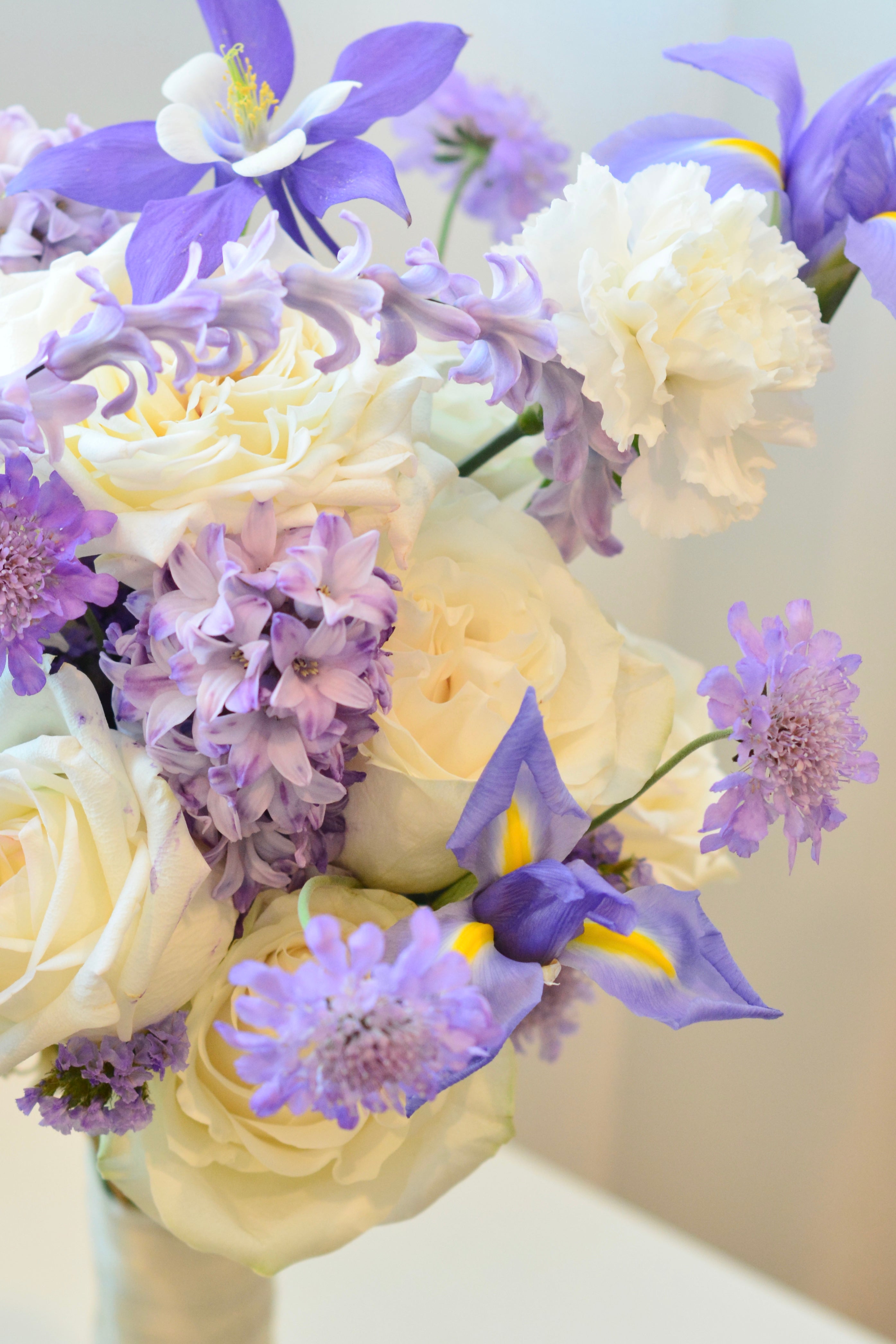 Lavender Veil Bridal Bouquet