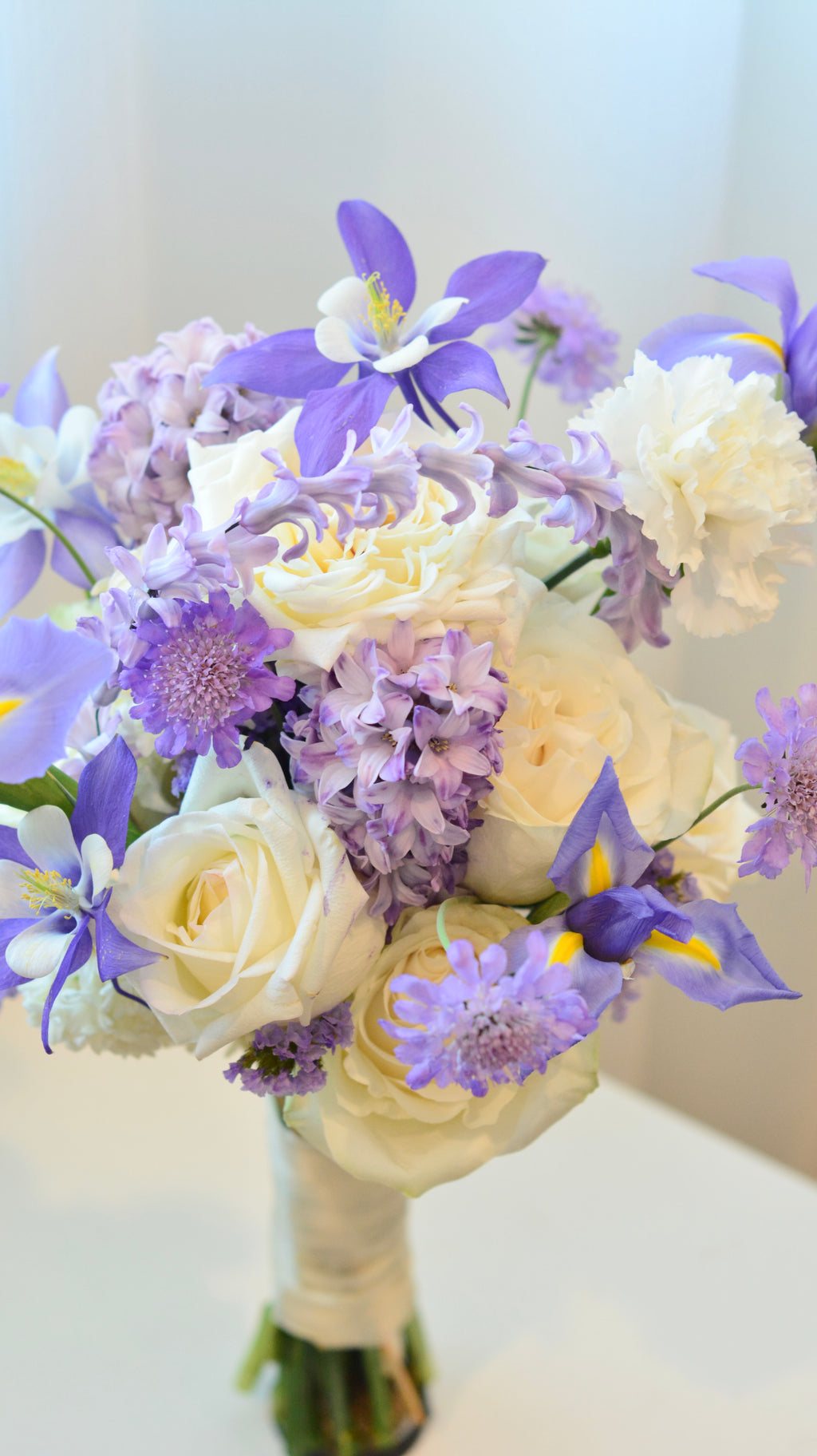 Lavender Veil Bridal Bouquet