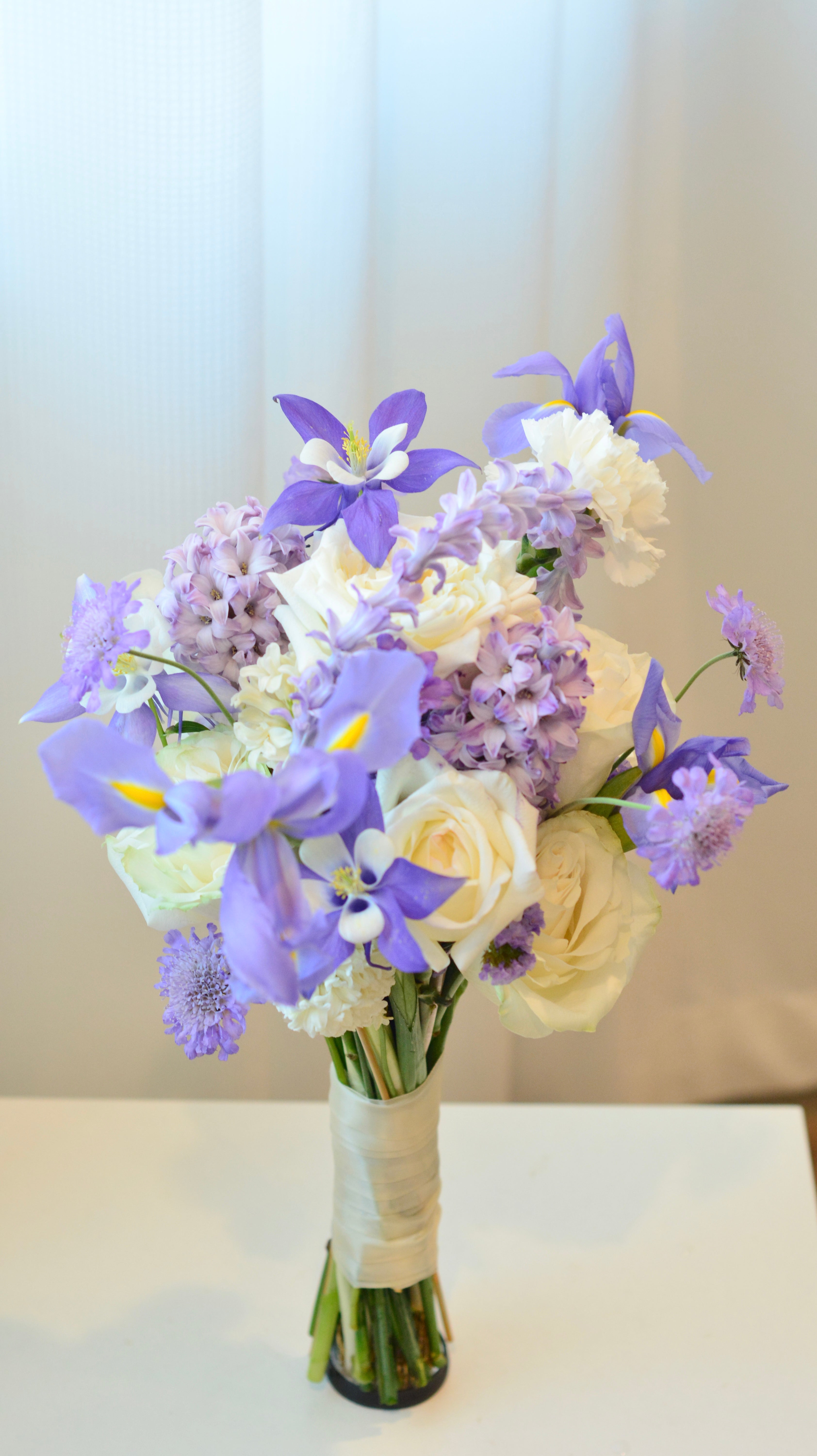 Lavender Veil Bridal Bouquet