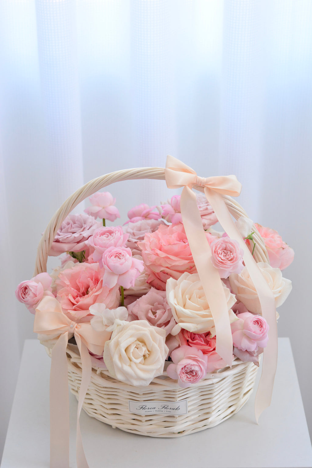 Sweet Peachy Garden Basket