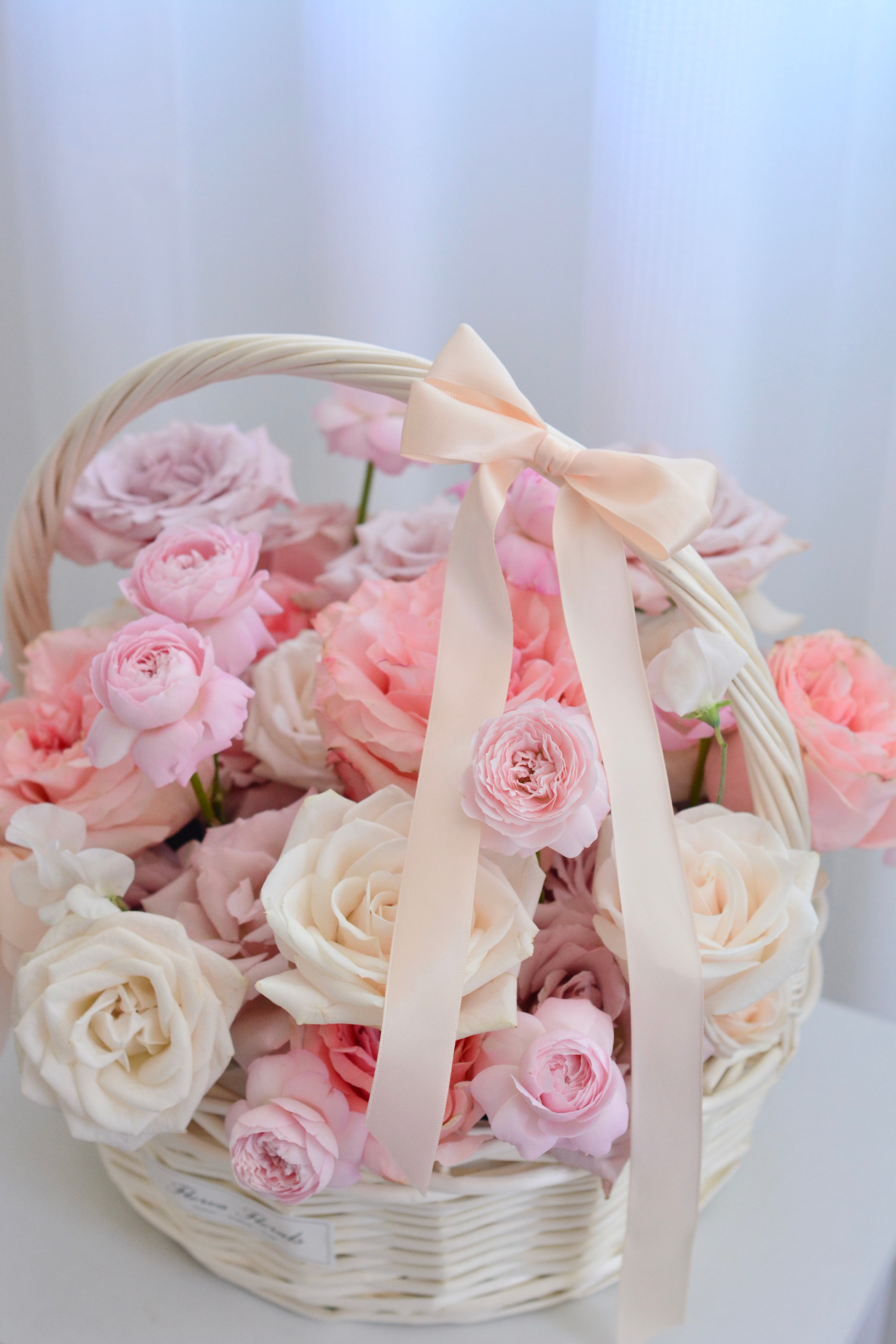 Sweet Peachy Garden Basket