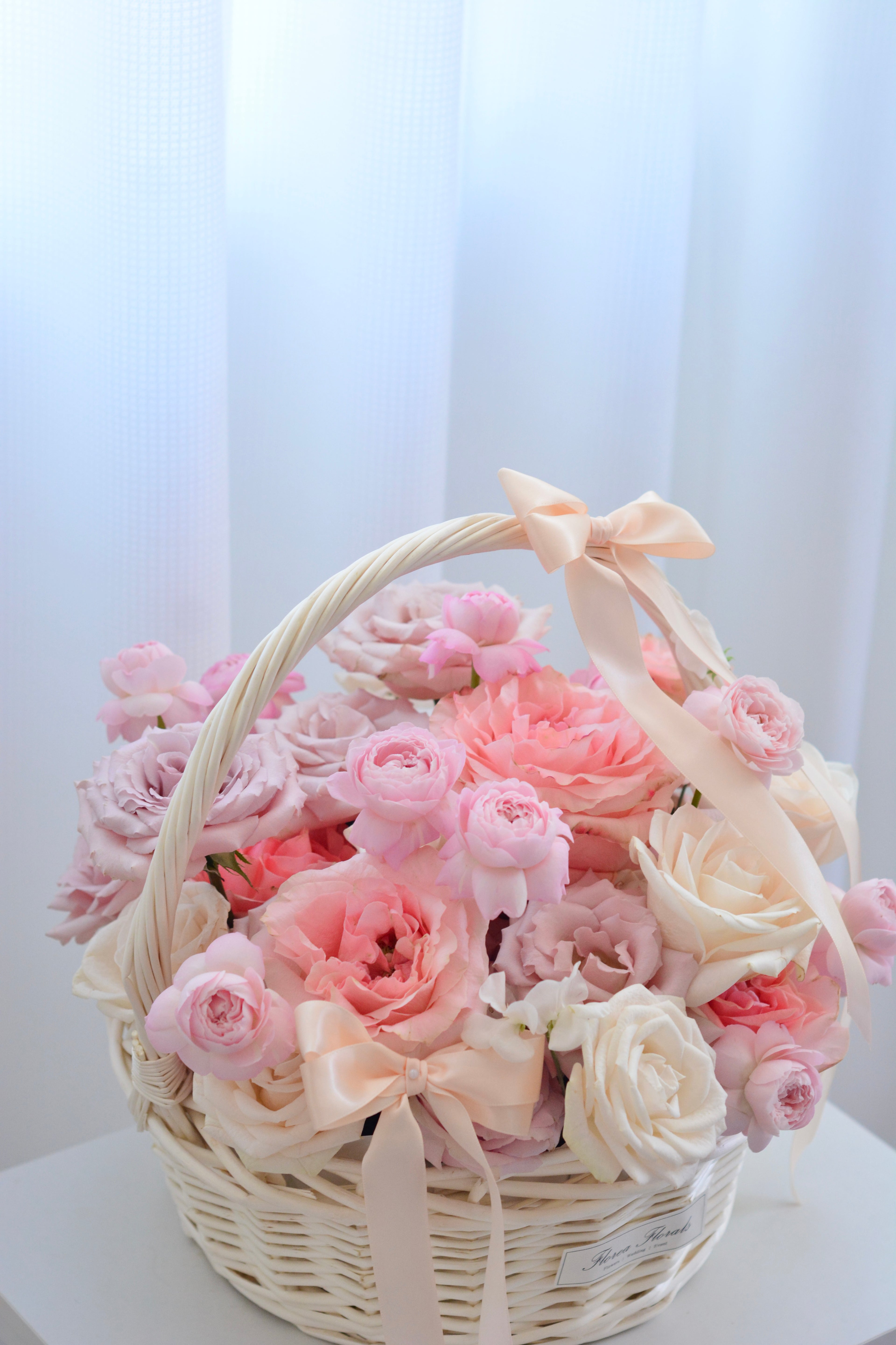 Sweet Peachy Garden Basket