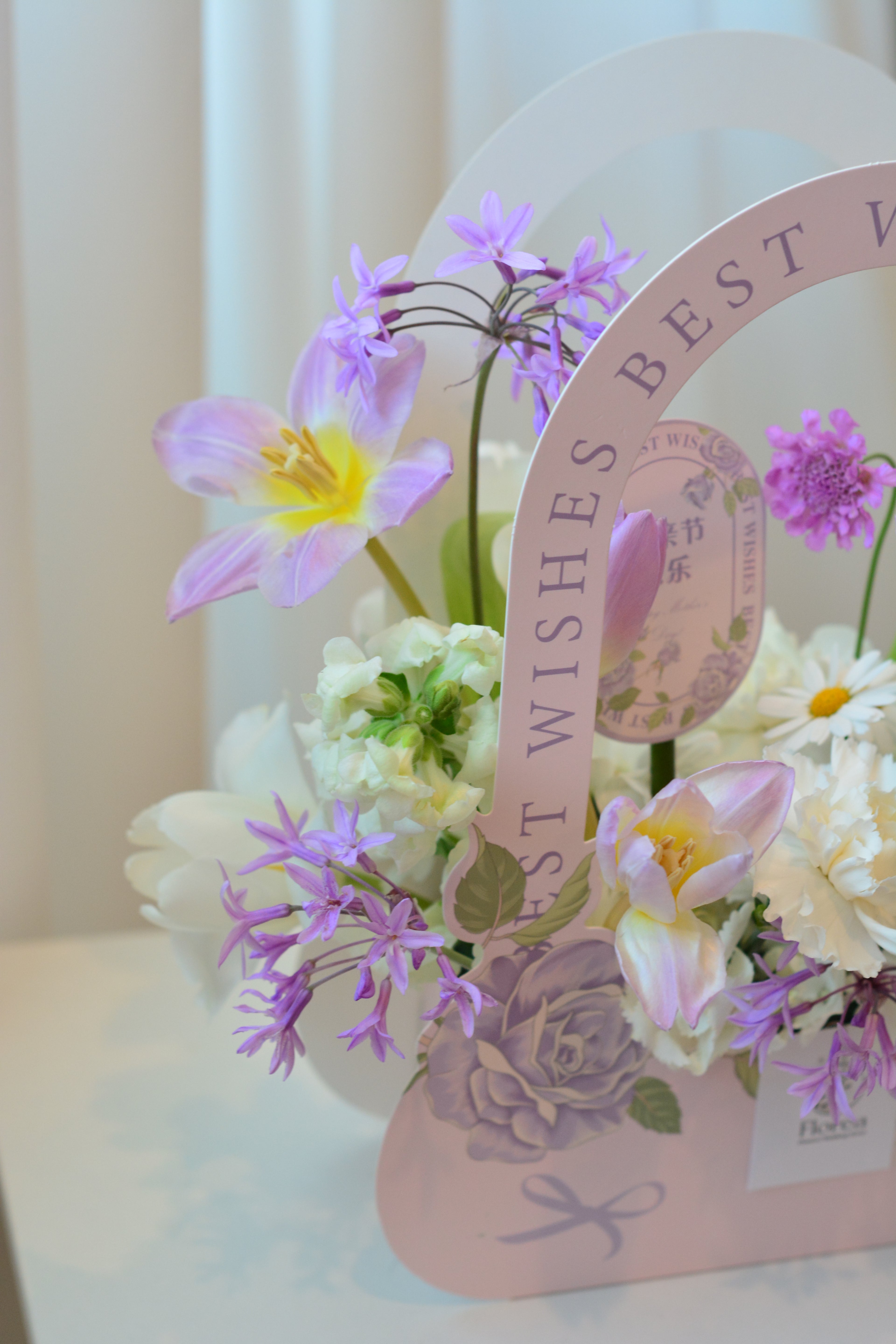 Lavender Wishes Basket